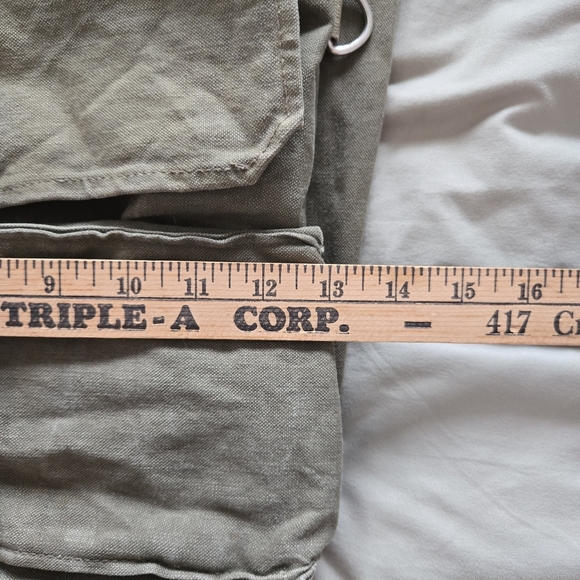 VTG 1960s A-line by Academy Olive Green Canvas Backpack - Picture 10 of 10